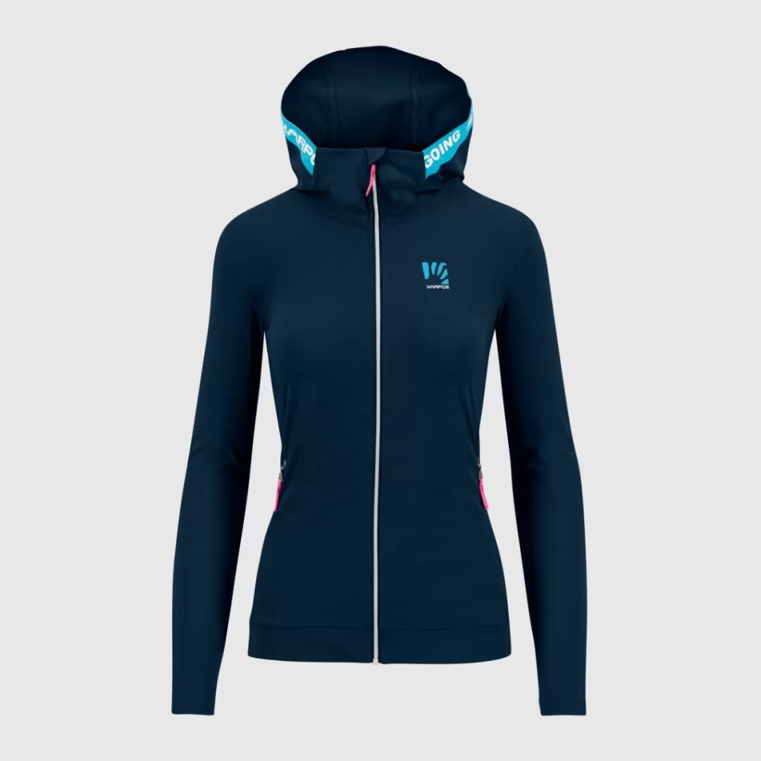 Karpos Hiking | Fleeces | EASYFRIZZ W FULL-ZIP HOODIE SKY CAPTAIN/BLUE ATOLL