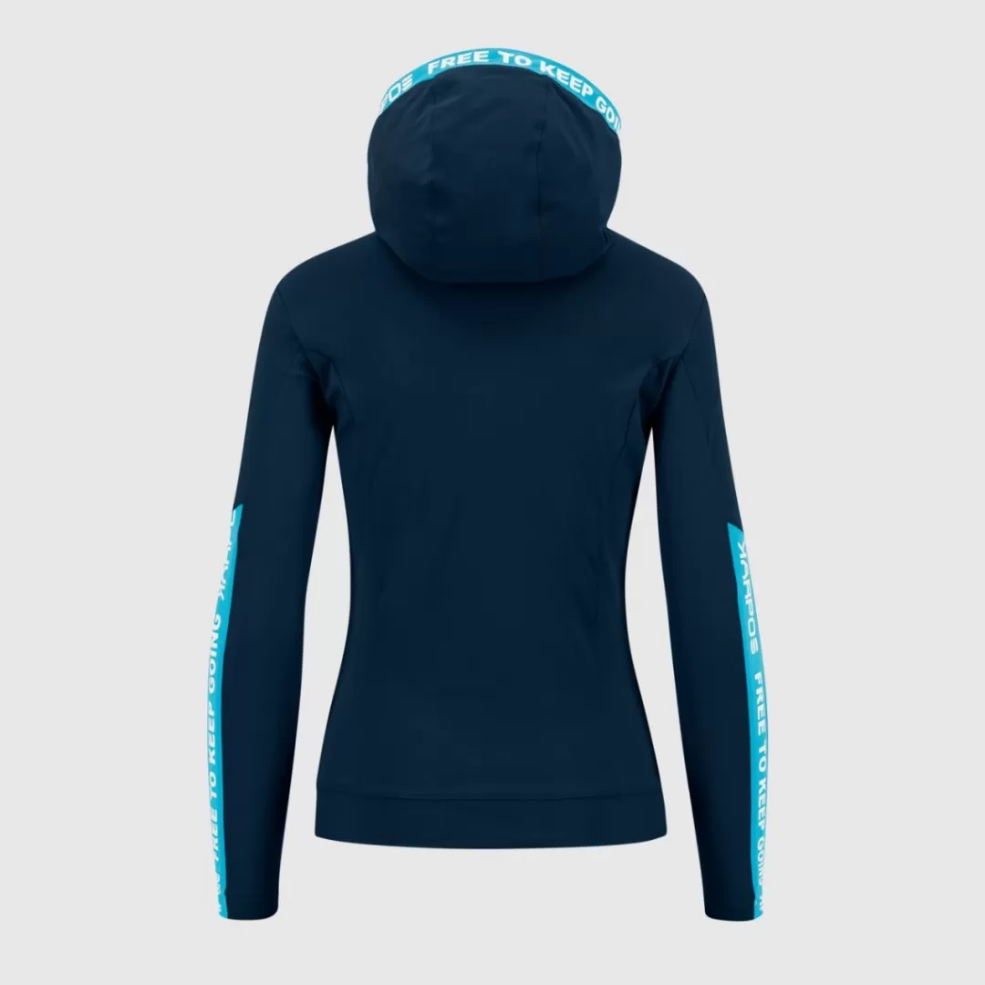 Karpos Hiking | Fleeces | EASYFRIZZ W FULL-ZIP HOODIE SKY CAPTAIN/BLUE ATOLL