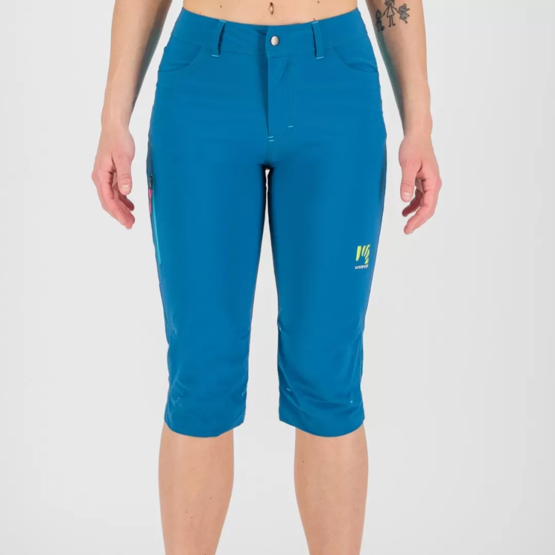 Karpos Hiking | FANTASIA 3/4 W PANT MOROCCAN BLUE/BLUEBIRD