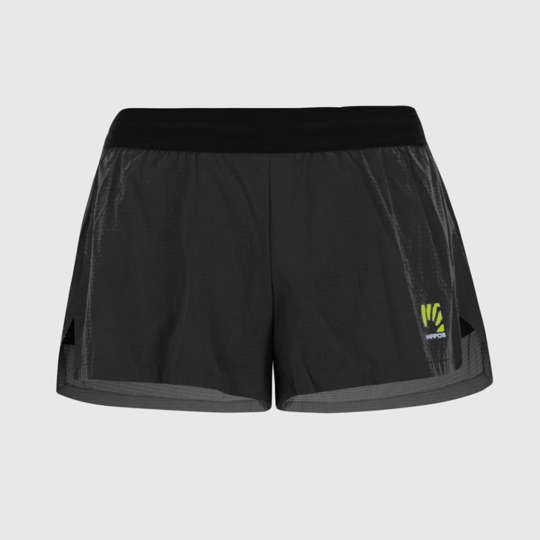 Karpos Trail Running | Shorts | FAST VERTICAL SHORT BLACK/JASMINE GREEN