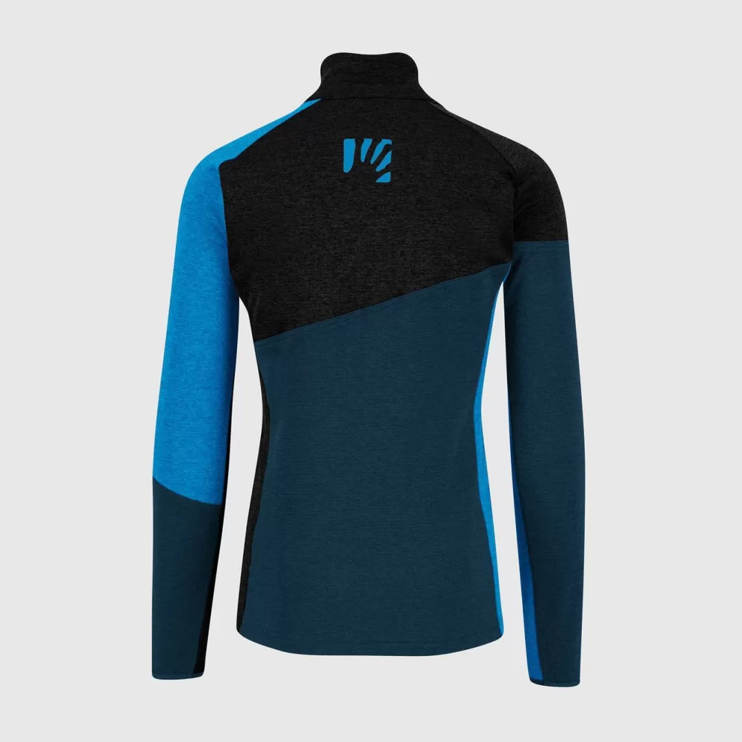 Karpos Winter | Fleeces | FEDERA HALF-ZIP FLEECE MIDNIGHT/BLACK/DIVA BLUE