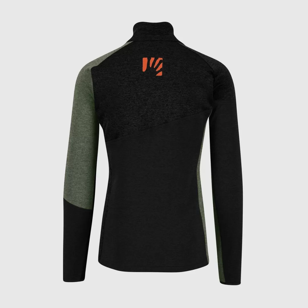 Karpos Winter | Fleeces | FEDERA HALF-ZIP FLEECE BLACK/BLACK SAND/THYME