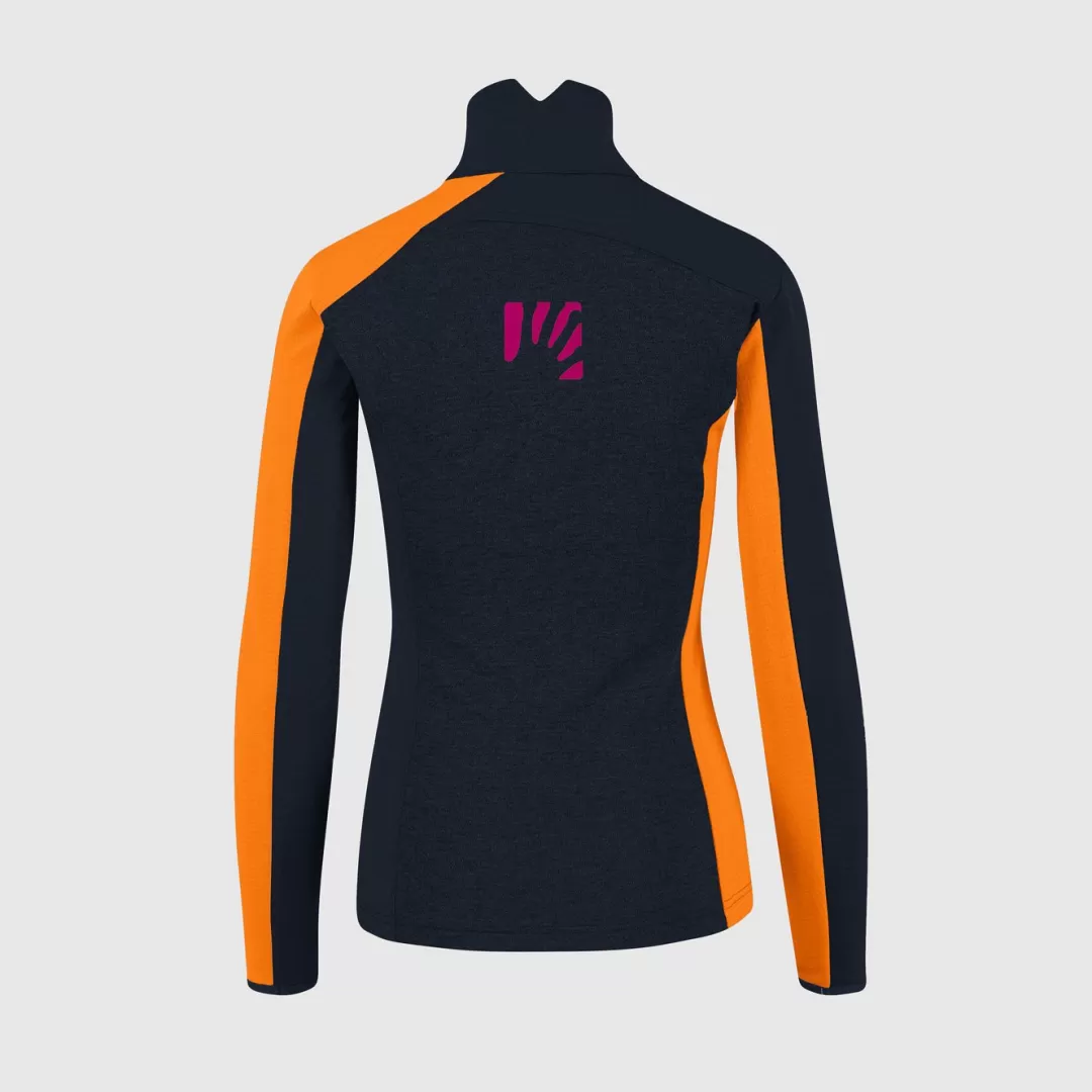 Karpos Winter | Fleeces | FEDERA HALF-ZIP W FLEECE VULCAN/VIBRANT ORANGE