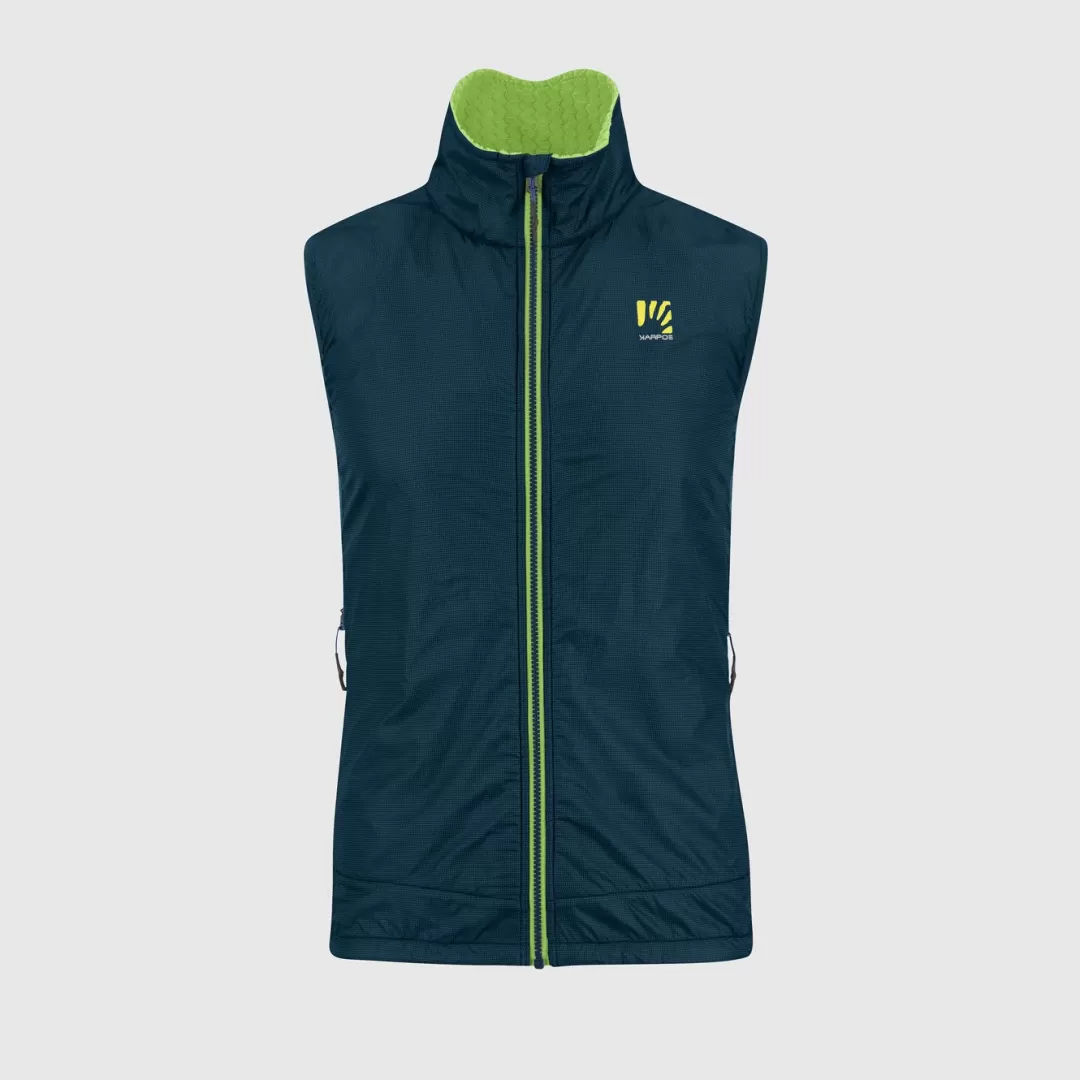 Karpos Winter | Mountain Biking | Jackets & Vests | FEDERA VEST MIDNIGHT/GREEN FLASH