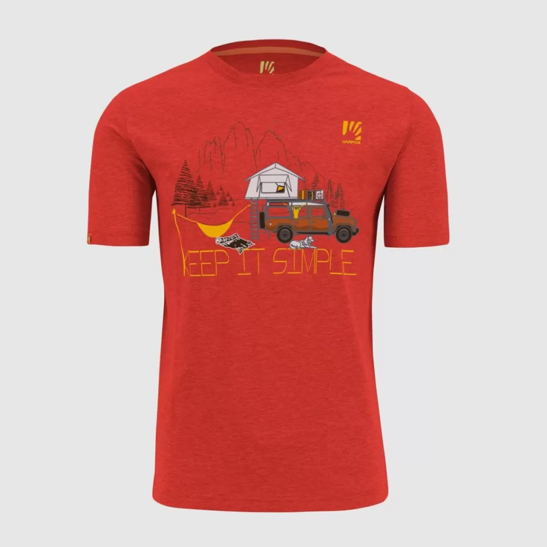 Karpos Lifestyle | Climbing | T-Shirts | GENZIANELLA T-SHIRT PAPRIKA