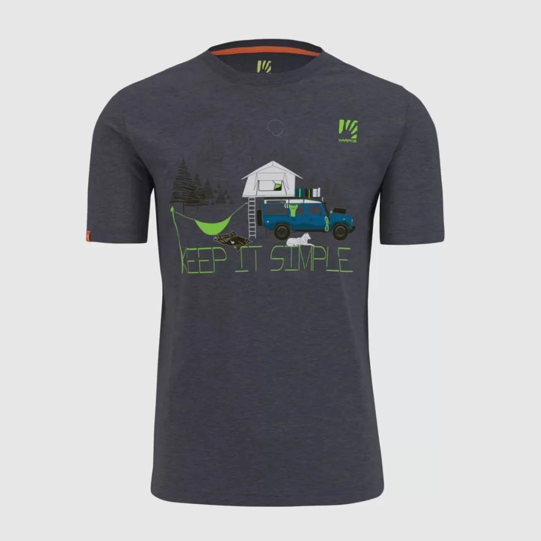 Karpos Lifestyle | Climbing | T-Shirts | GENZIANELLA T-SHIRT OMBRE BLUE