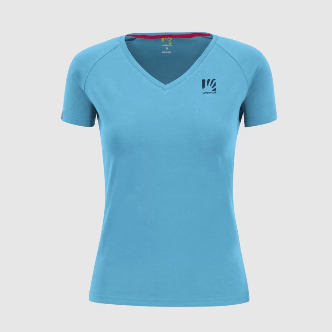 Karpos Lifestyle | Climbing | T-Shirts | GENZIANELLA W T-SHIRT BLUE ATOLL