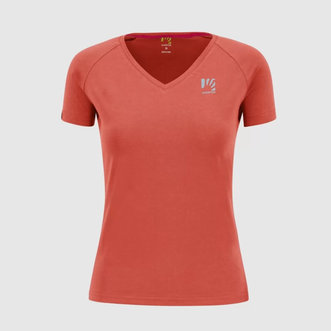 Karpos Lifestyle | Climbing | T-Shirts | GENZIANELLA W T-SHIRT HOT CORAL