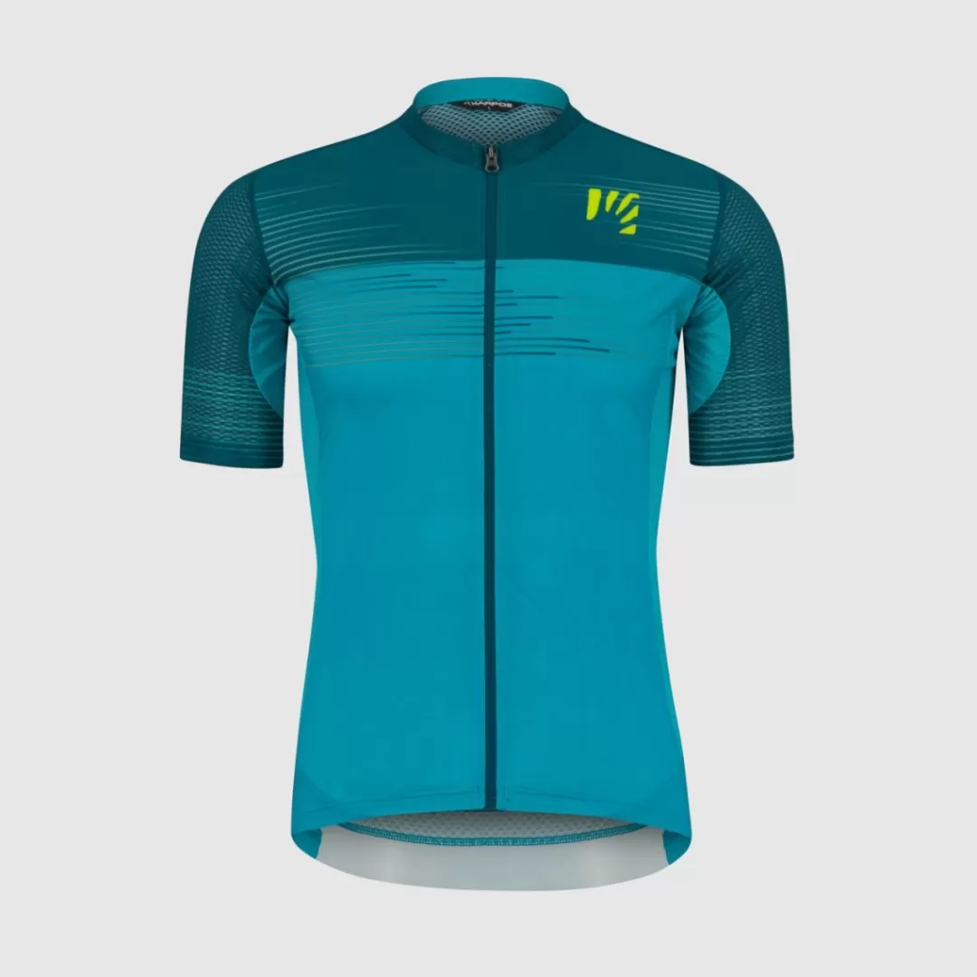 Karpos Mountain Biking | T-Shirts | GREEN FIRE JERSEY EMENAL B/REFL.POND/YELLO FLUO