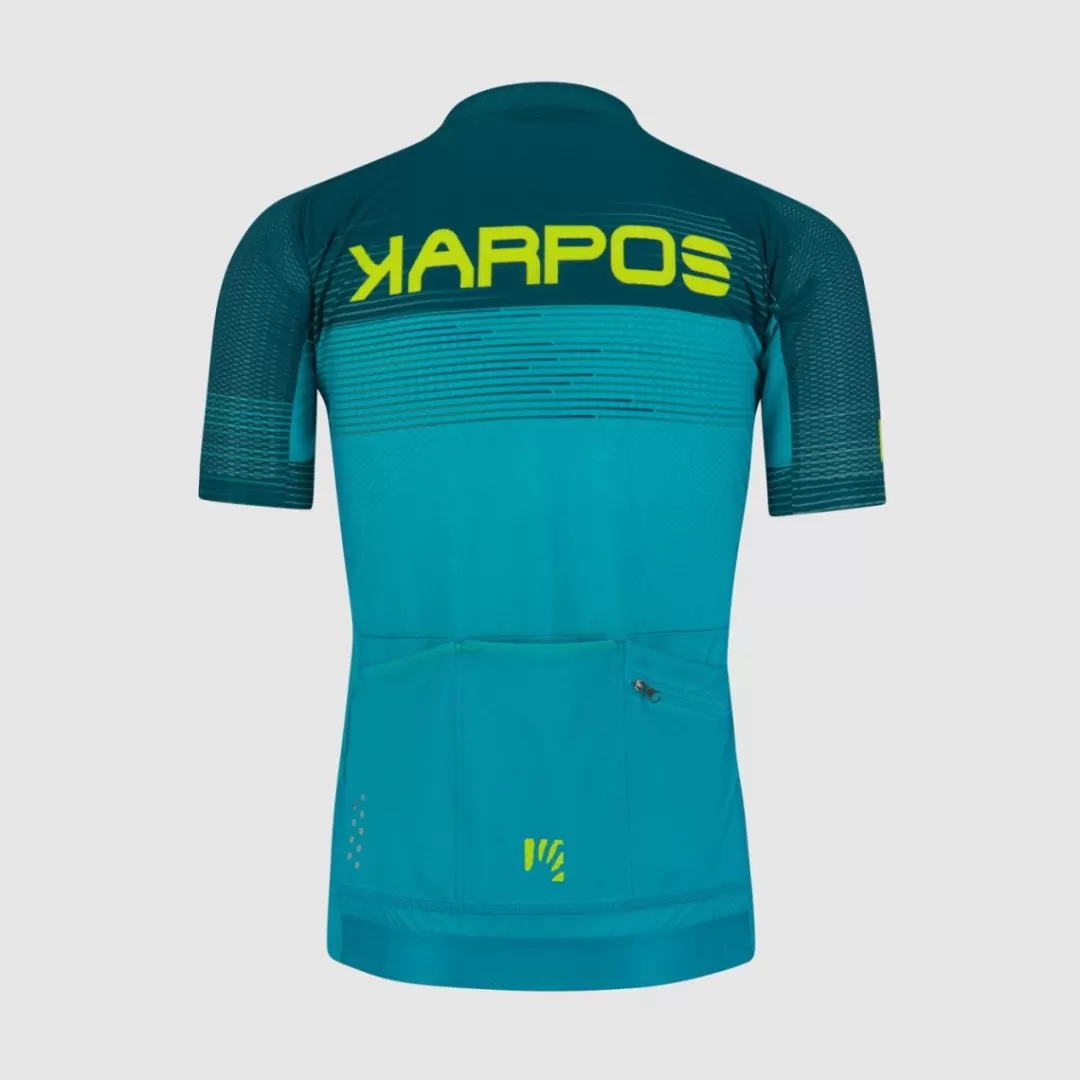 Karpos Mountain Biking | T-Shirts | GREEN FIRE JERSEY EMENAL B/REFL.POND/YELLO FLUO