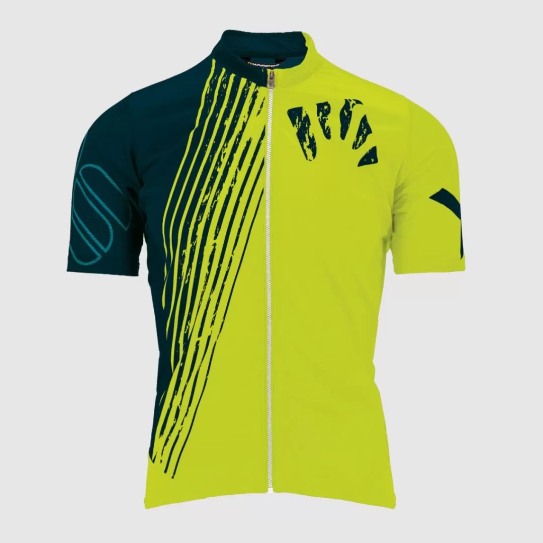 Karpos Mountain Biking | T-Shirts | GREEN FIRE JERSEY YELLOW F/REFL.POND/ENAMEL