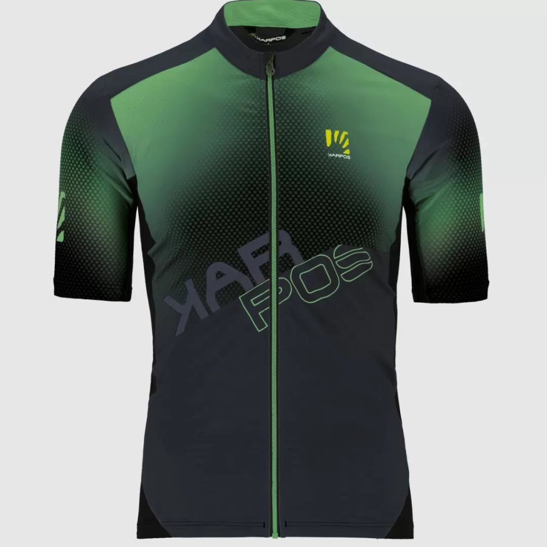 Karpos Mountain Biking | T-Shirts | JUMP JERSEY PRINT 1 OMBRE BLU GREEN FLUO B