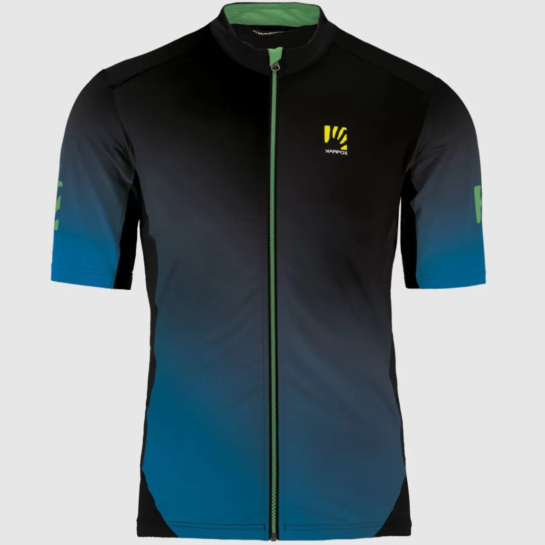 Karpos Mountain Biking | T-Shirts | JUMP JERSEY PRINT 2 INDIGO B./BLACK/GREEN