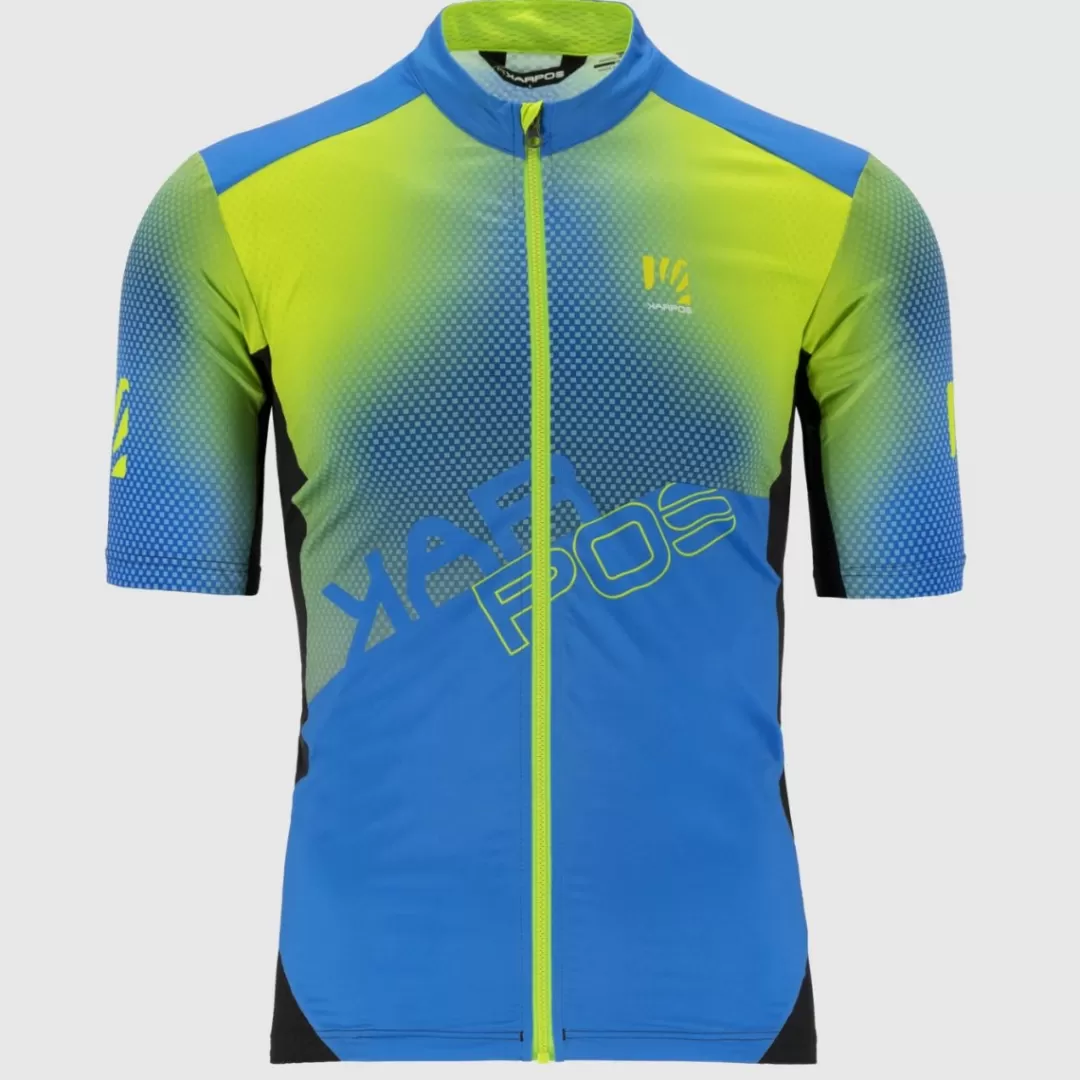 Karpos Mountain Biking | T-Shirts | JUMP JERSEY PRINT 1 INDIGO B./BLACK/GREEN