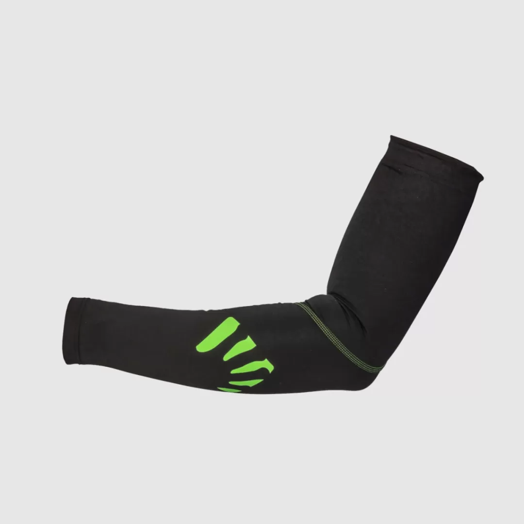 Karpos Mountain Biking | Accessories | ARM WARMER BLACK/GREEN FLUO