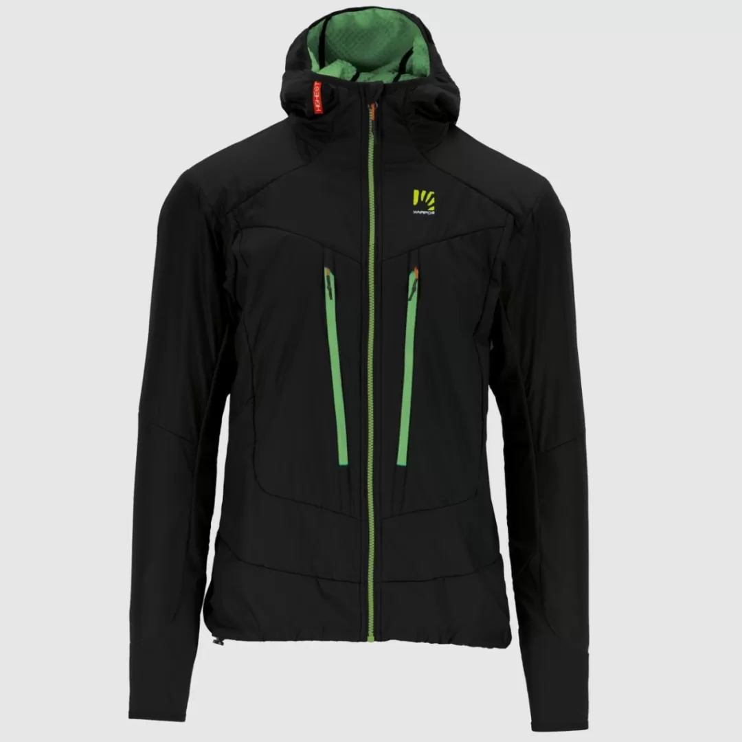 Karpos Highest | Mountaineering | Climbing | Jackets & Vests | K-PERFORMANCE HYBRID JACKET BLACK/JASMINE GREEN