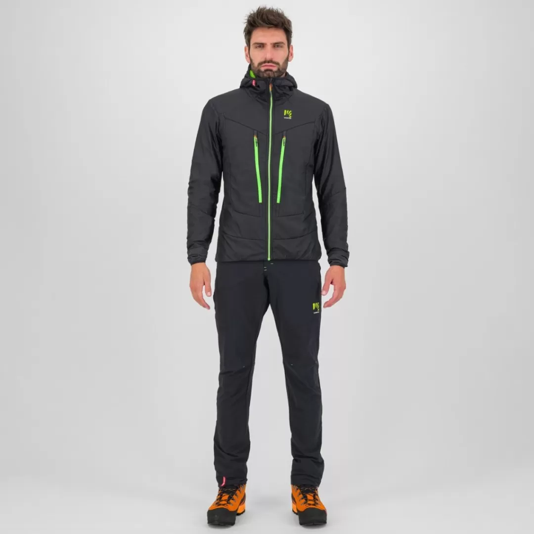 Karpos Highest | Mountaineering | Climbing | Jackets & Vests | K-PERFORMANCE HYBRID JACKET BLACK/JASMINE GREEN