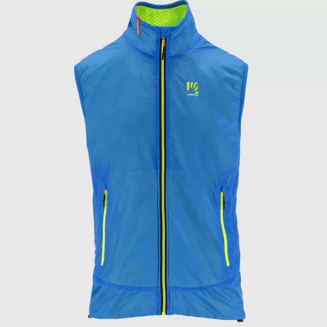 Karpos Highest | Mountaineering | Climbing | Jackets & Vests | K-PERFORMANCE HYBRID VEST INDIGO B/JASMINE GREEN