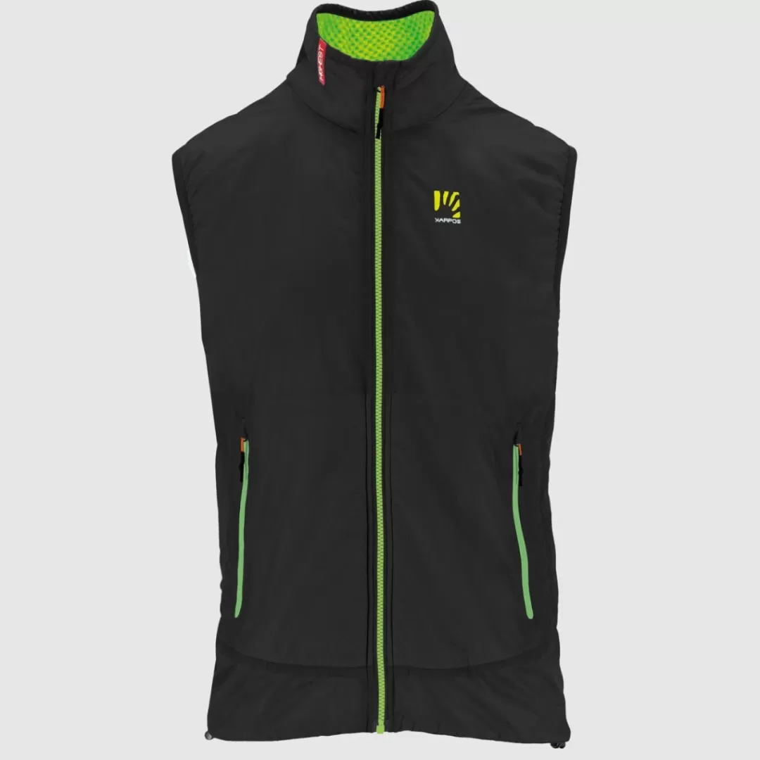 Karpos Highest | Mountaineering | Climbing | Jackets & Vests | K-PERFORMANCE HYBRID VEST BLACK/JASMINE GREEN