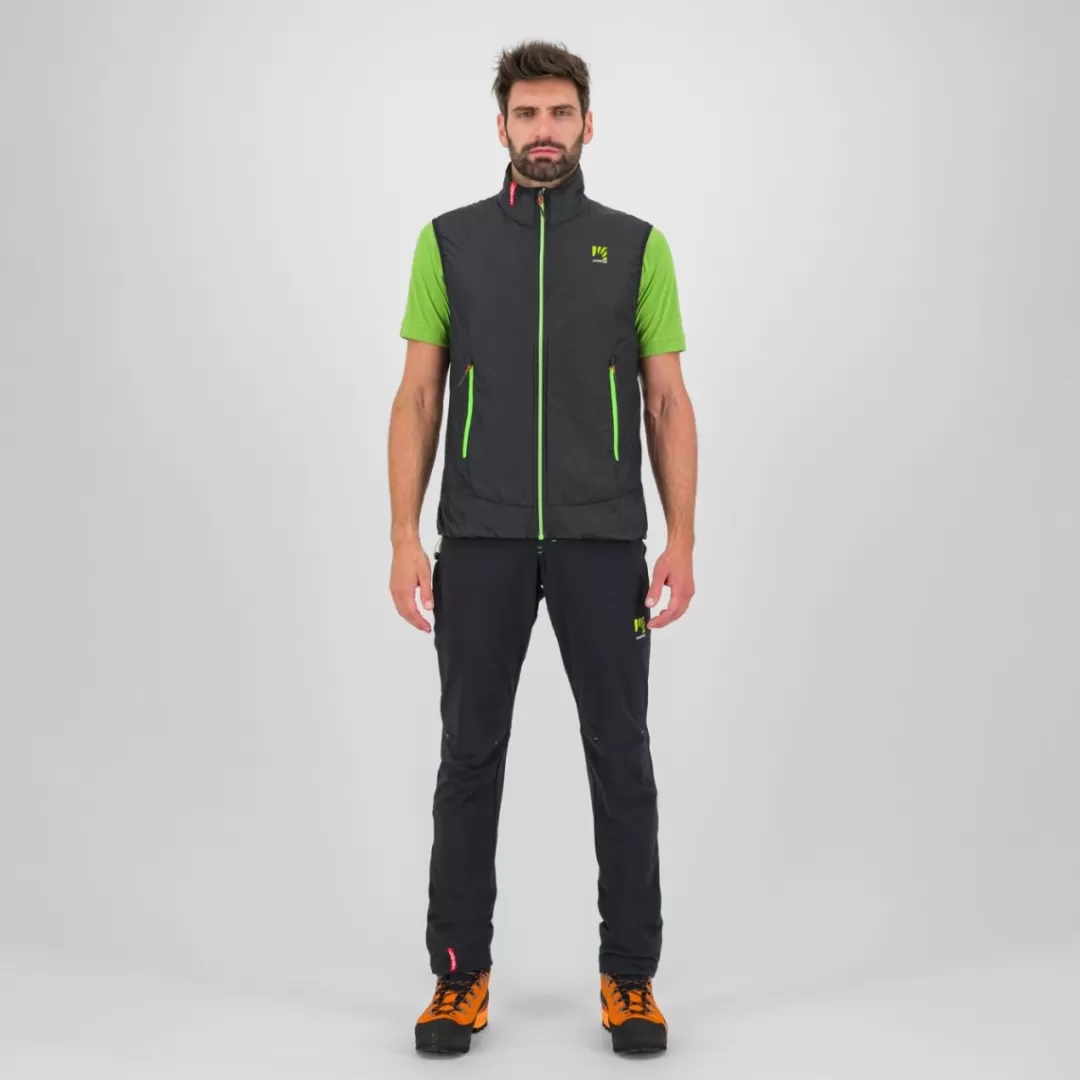 Karpos Highest | Mountaineering | Climbing | Jackets & Vests | K-PERFORMANCE HYBRID VEST BLACK/JASMINE GREEN