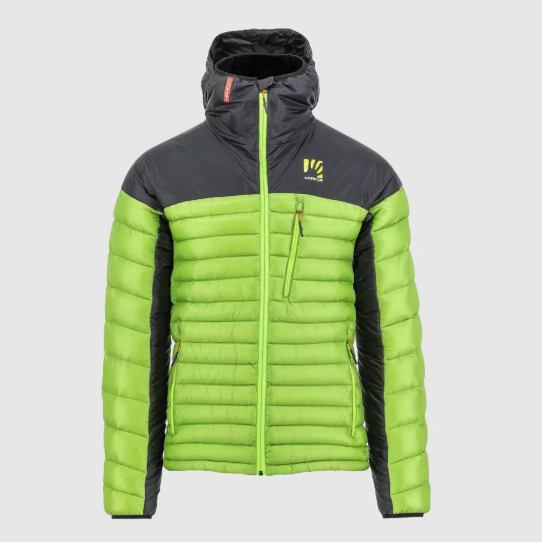 Karpos Highest | Winter | Ski Mountaineering | Mountaineering | Climbing | K-PERFORMANCE LIGHT DOWN JACKET APPLE GREEN/BLACK