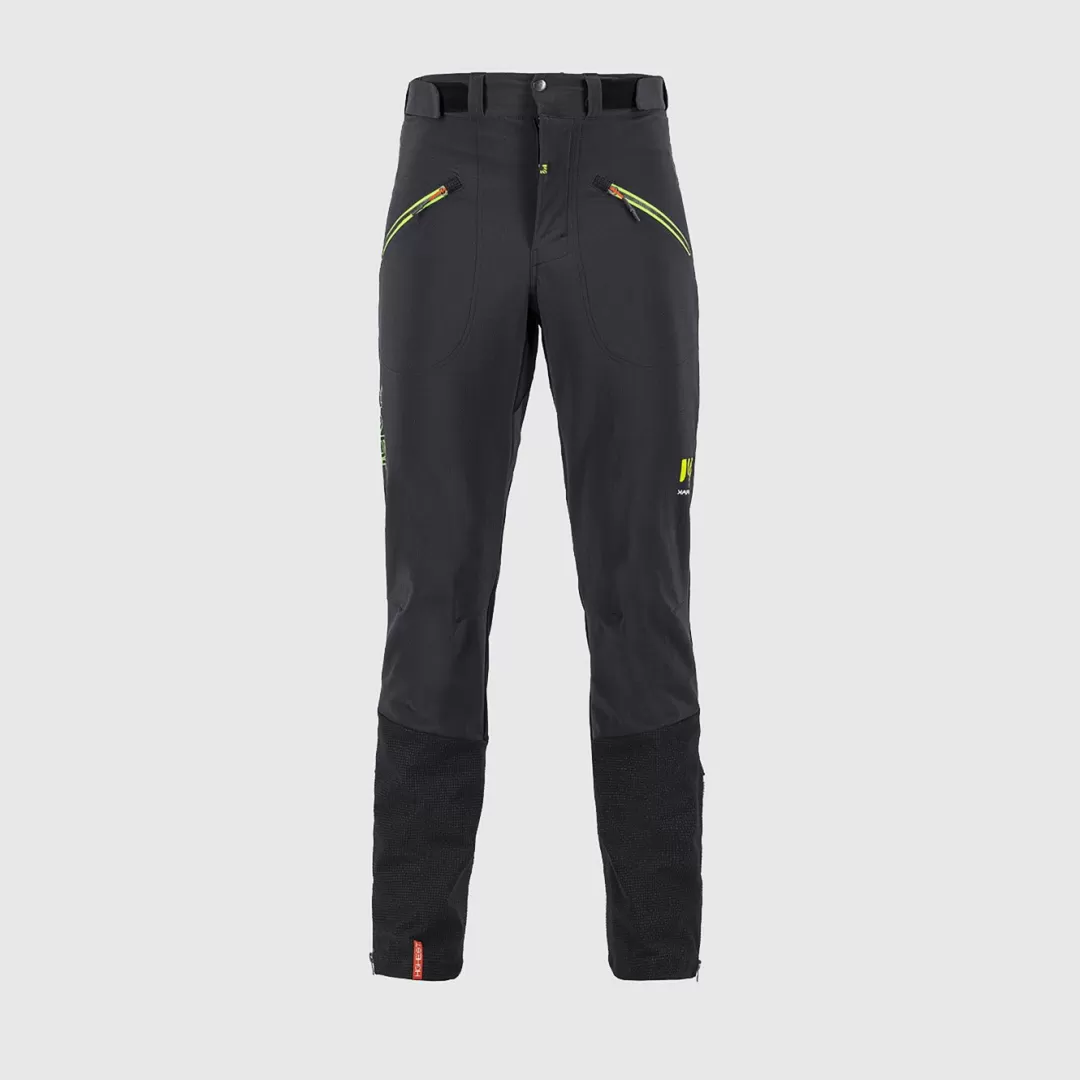 Karpos Highest | Winter | Rain | Alpine & Climbing | Mountaineering | Pants | K-PERFORMANCE MOUNTAINEER PANTS BLACK GREEN FLUO