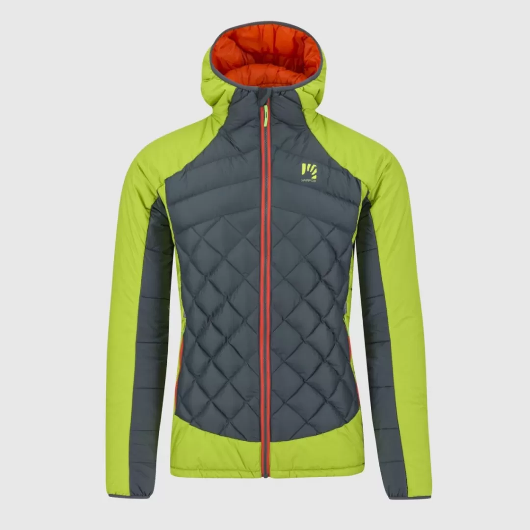 Karpos Winter | Ski Mountaineering | Hiking | Jackets & Vests | LASTEI ACTIVE PLUS JACKET DARK SLATE/LIME GREEN