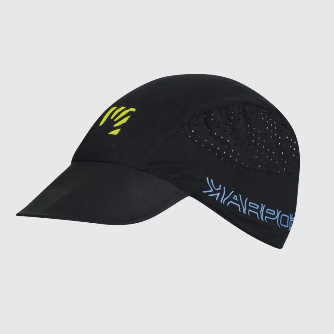 Karpos Trail Running | Hiking | Headwear | LAVAREDO CAP BLACK/INDIGO BUNTING