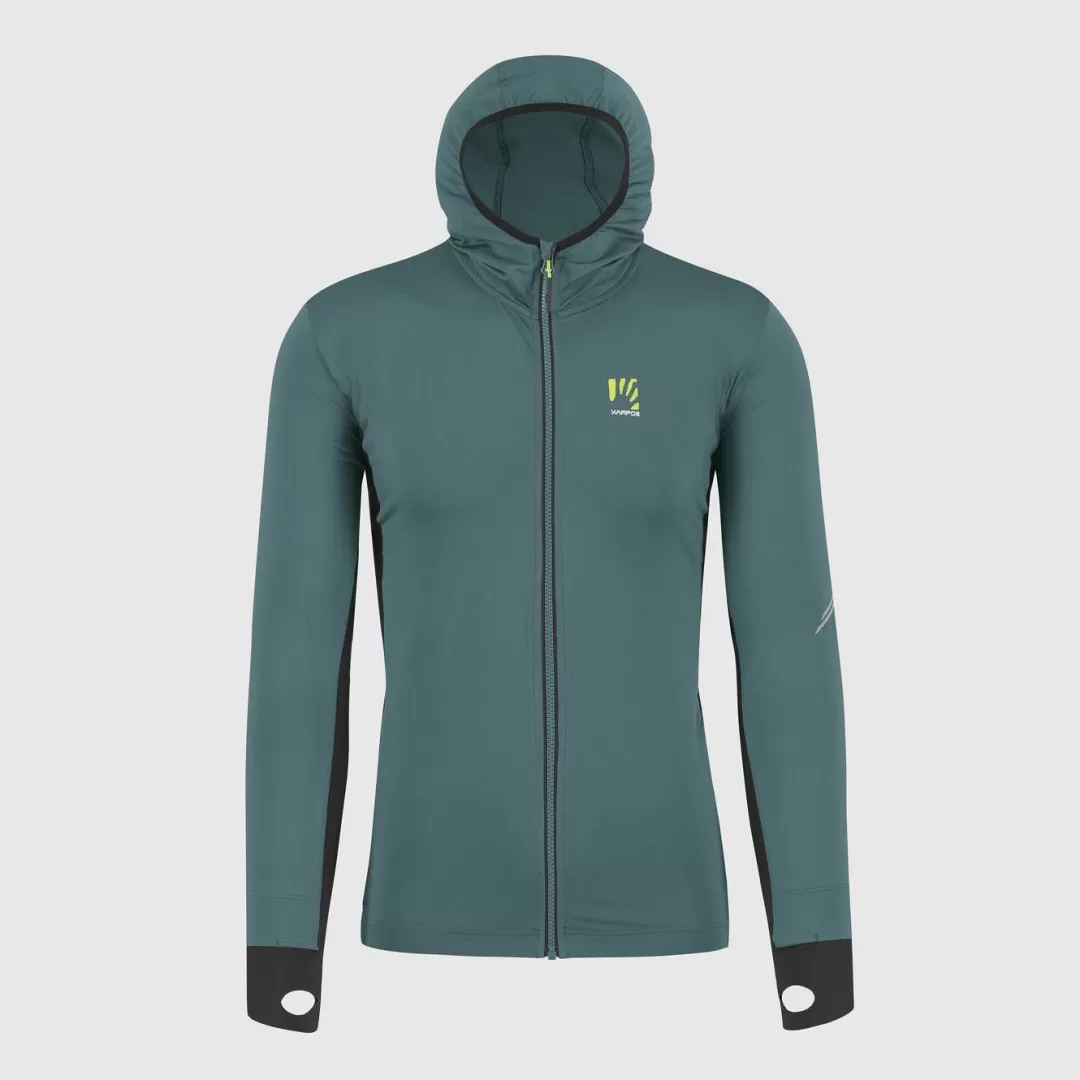 Karpos Winter | Ski Mountaineering | Trail Running | Fleeces | LAVAREDO EVO FLEECE NORTH ATLANTIC/BLACK