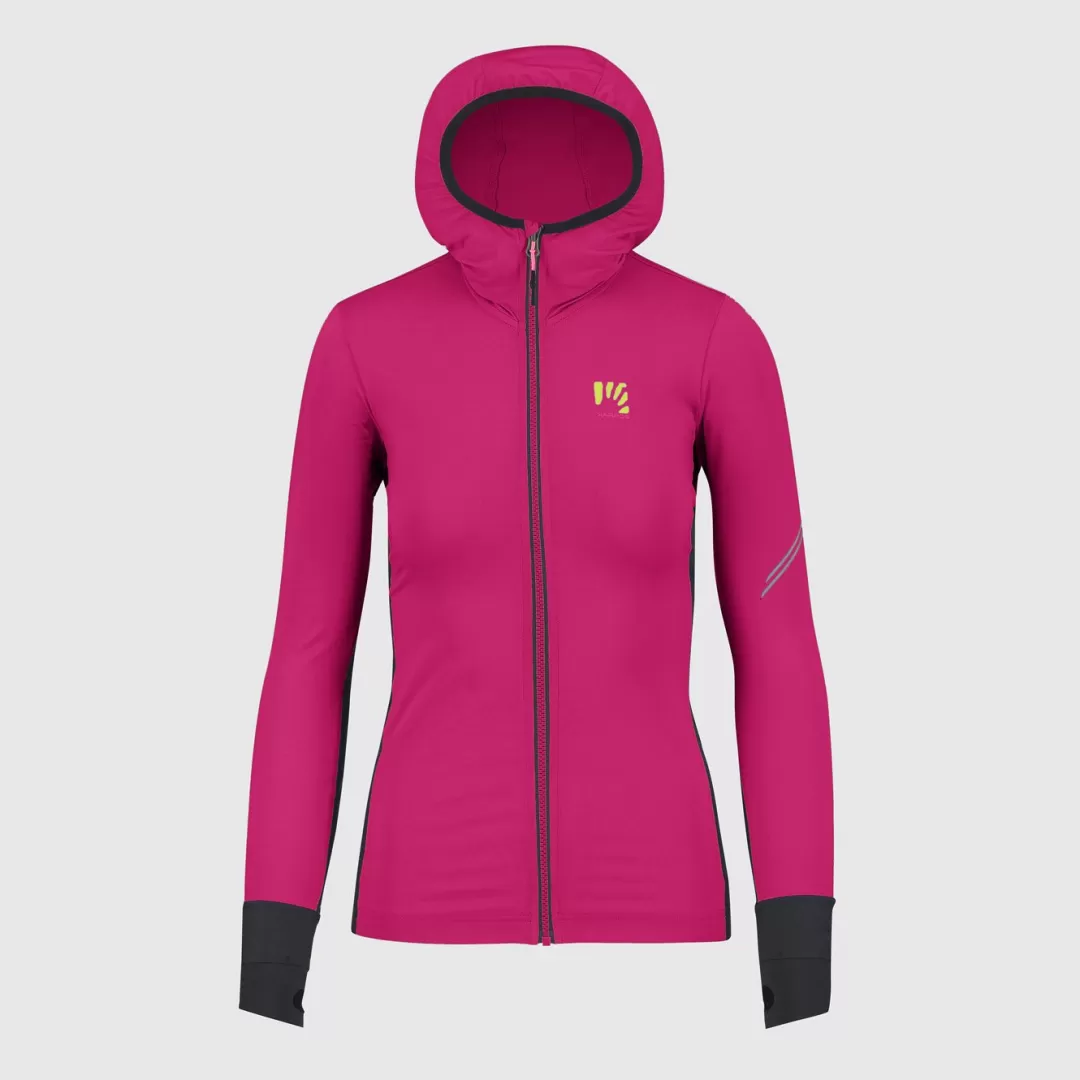 Karpos Ski Mountaineering | Trail Running | Fleeces | LAVAREDO EVO W FLEECE PINK/BLACK