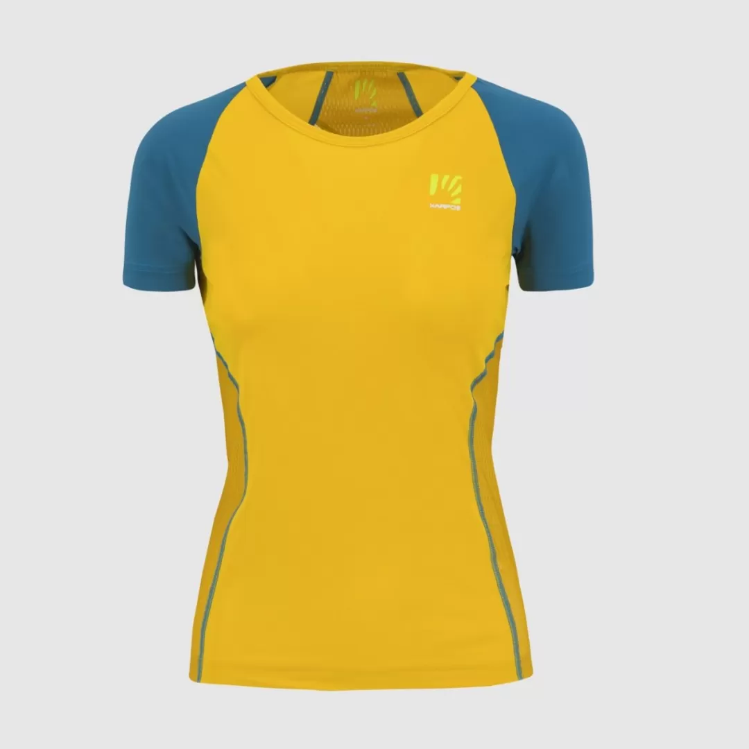 Karpos Trail Running | T-Shirts | LAVAREDO EVO W JERSEY LEMON CURRY/CORSAIR