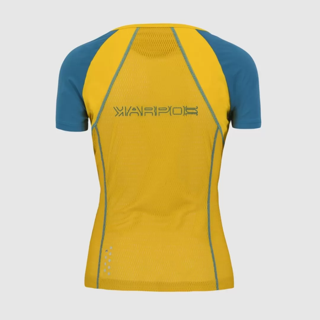 Karpos Trail Running | T-Shirts | LAVAREDO EVO W JERSEY LEMON CURRY/CORSAIR