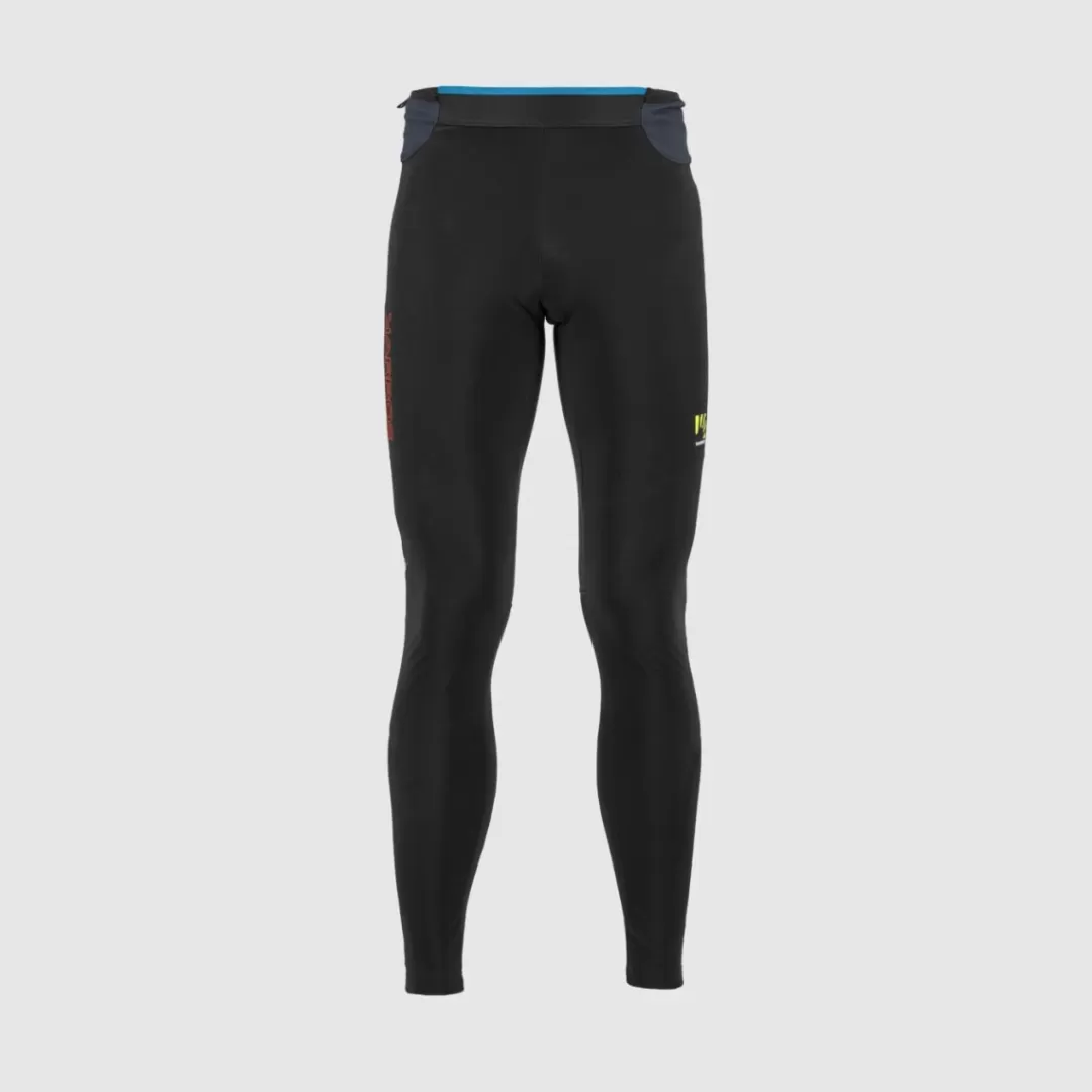 Karpos Winter | Trail Running | Pants | LAVAREDO PLUS WINTER TIGHTS BLACK/INDIA INK/GRENADINE