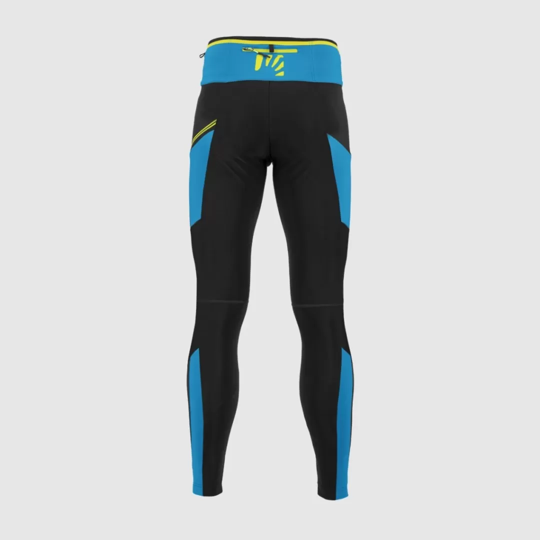 Karpos Winter | Trail Running | Pants | LAVAREDO PLUS WINTER TIGHTS BLACK/BLUE JEWEL