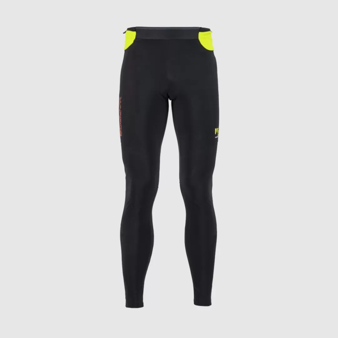 Karpos Winter | Trail Running | Pants | LAVAREDO PLUS WINTER TIGHTS BLACK/LIME GREEN