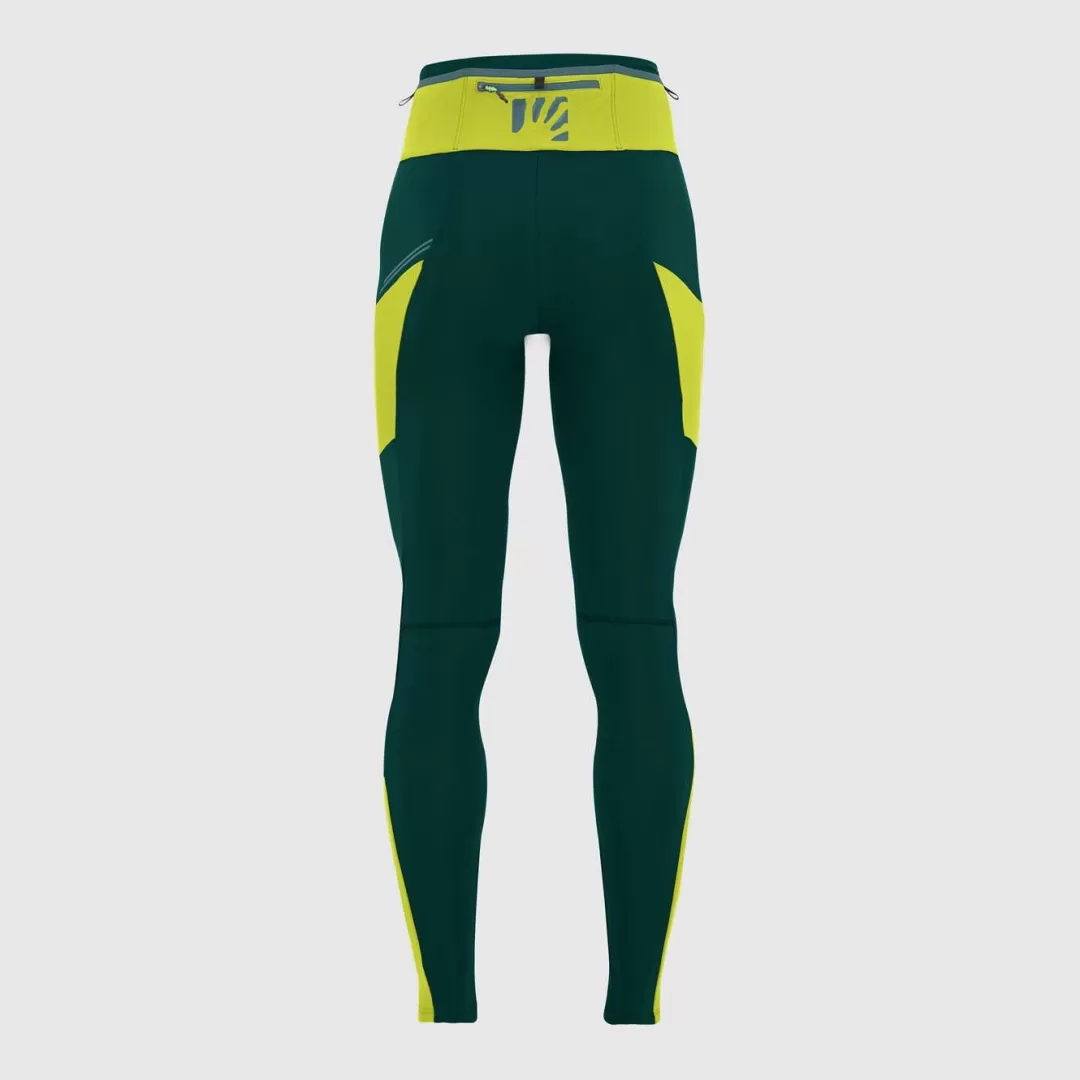 Karpos Winter | Trail Running | Pants | LAVAREDO PLUS WINTER TIGHTS FOREST/KIWI COLADA