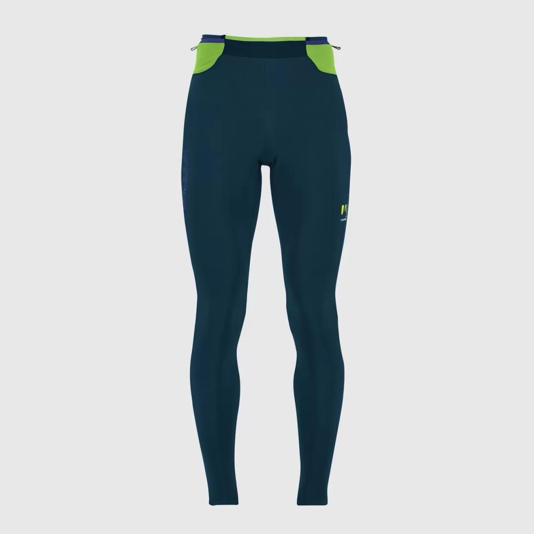 Karpos Winter | Trail Running | Pants | LAVAREDO PLUS WINTER TIGHTS MIDNIGHT/GREEN FLASH