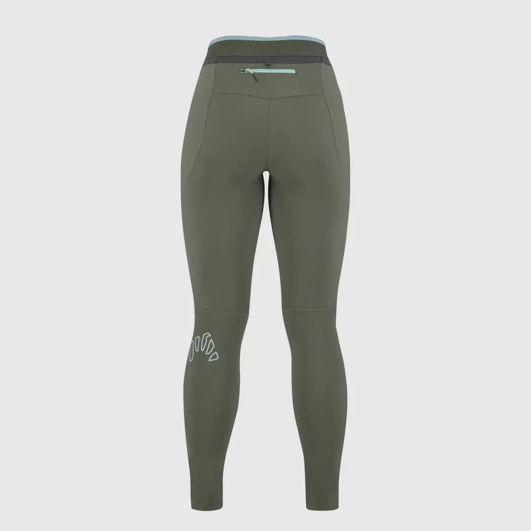 Karpos Winter | Trail Running | Pants | LAVAREDO PLUS WINTER W TIGHTS THYME/BLACK SAND