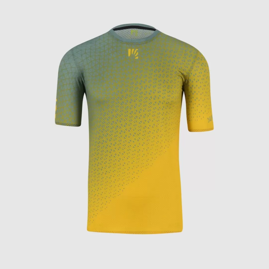 Karpos Trail Running | T-Shirts | LAVAREDO ULTRA JERSEY LEMON CURRY/DARK SLATE