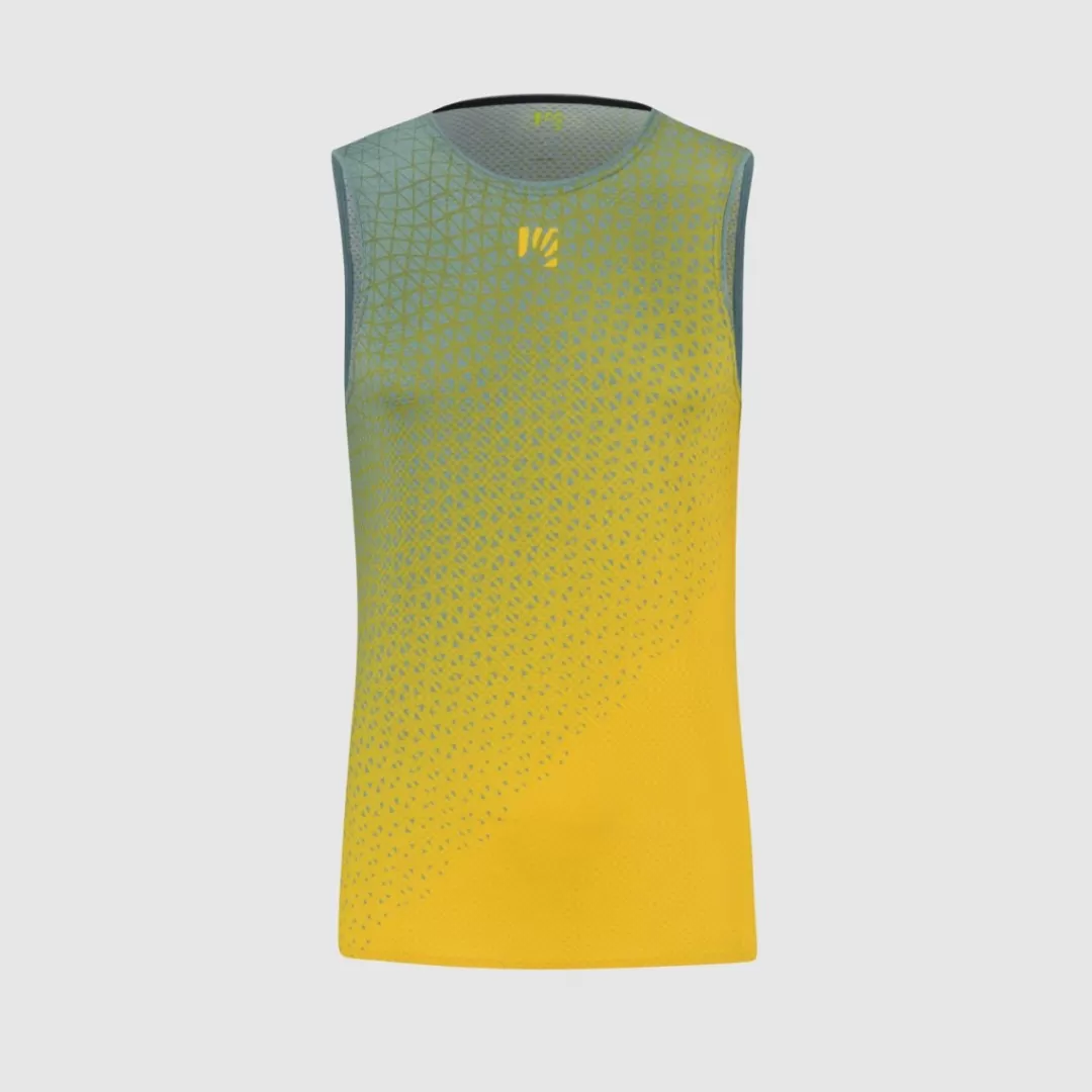 Karpos Trail Running | T-Shirts | LAVAREDO ULTRA TANK LEMON CURRY/DARK SLATE