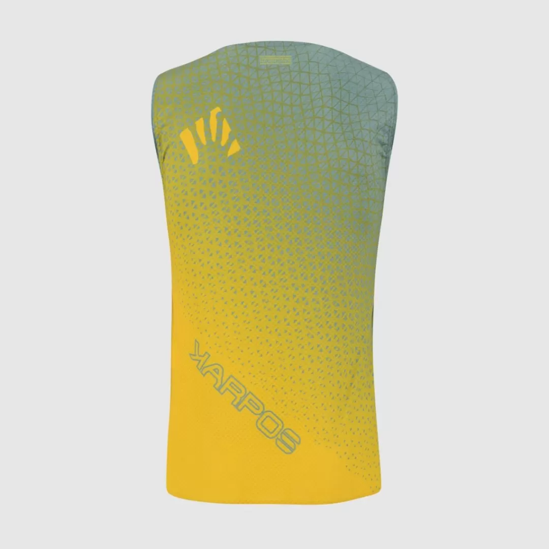 Karpos Trail Running | T-Shirts | LAVAREDO ULTRA TANK LEMON CURRY/DARK SLATE