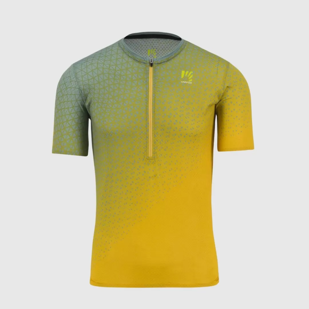 Karpos Trail Running | T-Shirts | LAVAREDO ULTRA TECH JERSEY LEMON CURRY/DARK SLATE