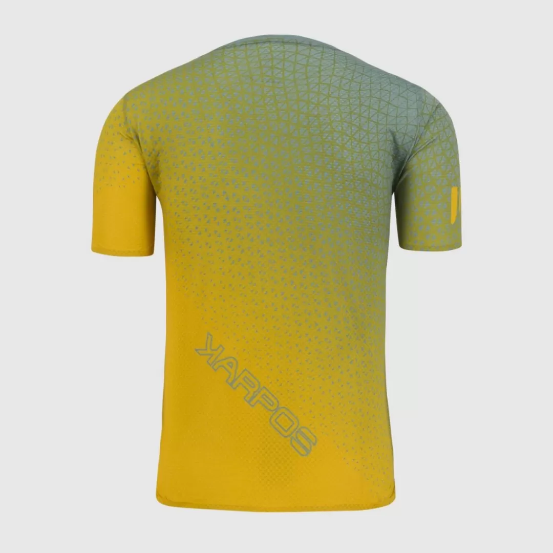 Karpos Trail Running | T-Shirts | LAVAREDO ULTRA TECH JERSEY LEMON CURRY/DARK SLATE