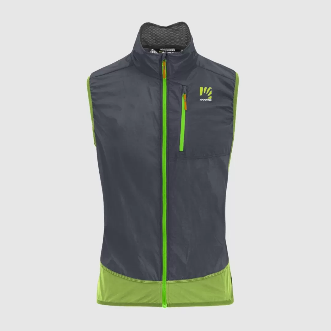 Karpos Winter | Mountain Biking | Trail Running | Jackets & Vests | LAVAREDO VEST OMBRE BLUE/JASMINE GREEN