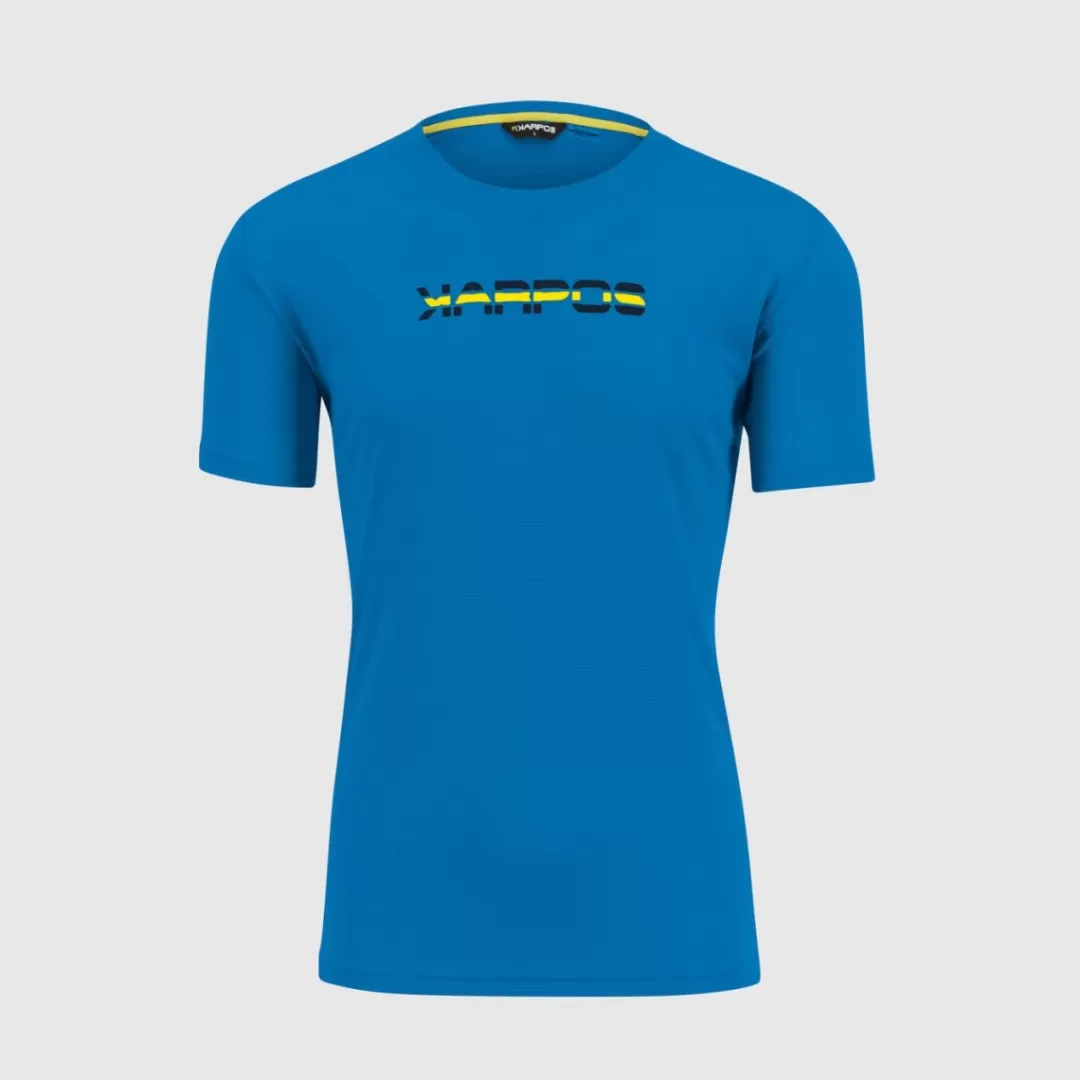 Karpos T-Shirts | LOMA JERSEY INDIGO BUNTING/HIGH VISIBILITY