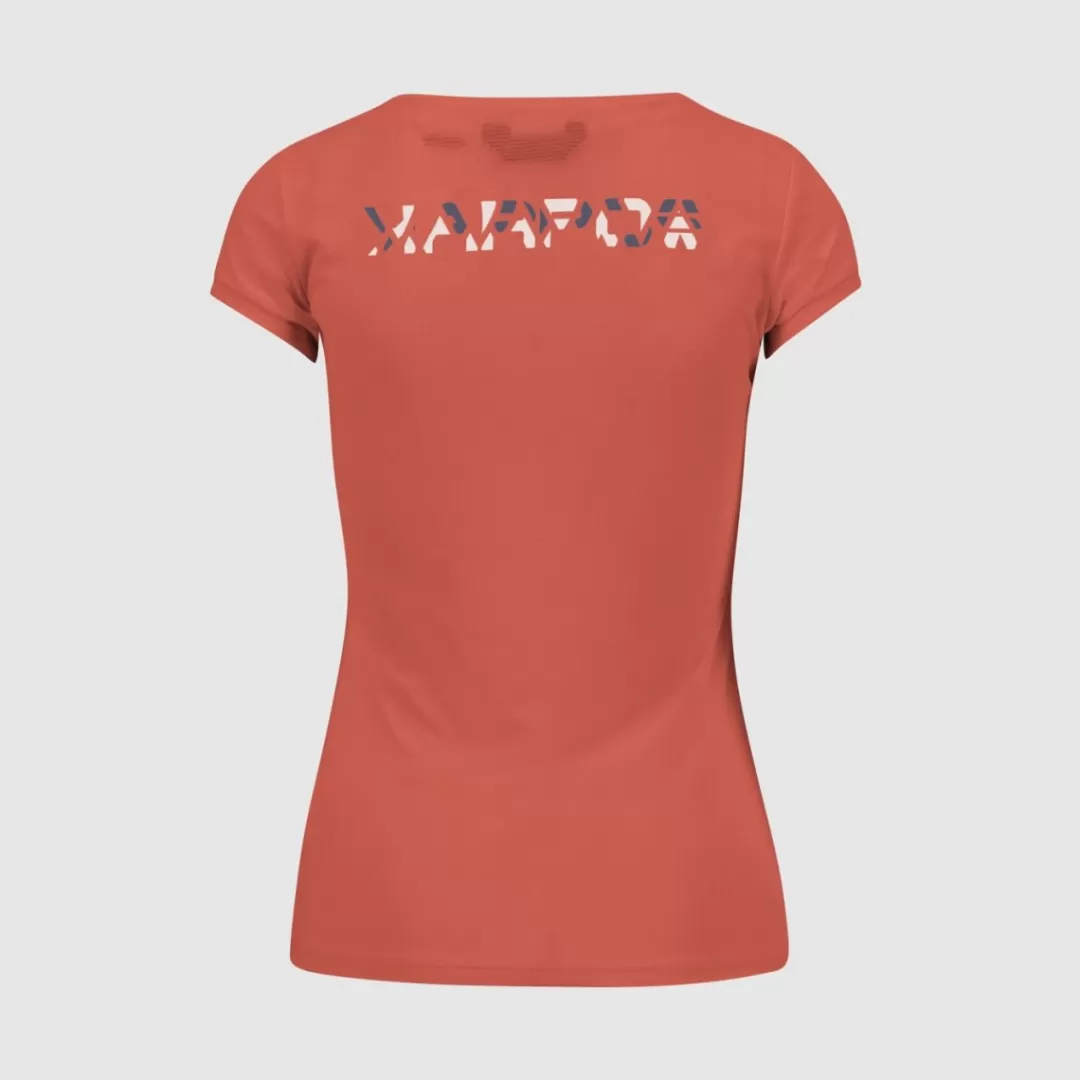 Karpos T-Shirts | LOMA W JERSEY HOT CORAL/VINTAGE INDIGO/CLOUD