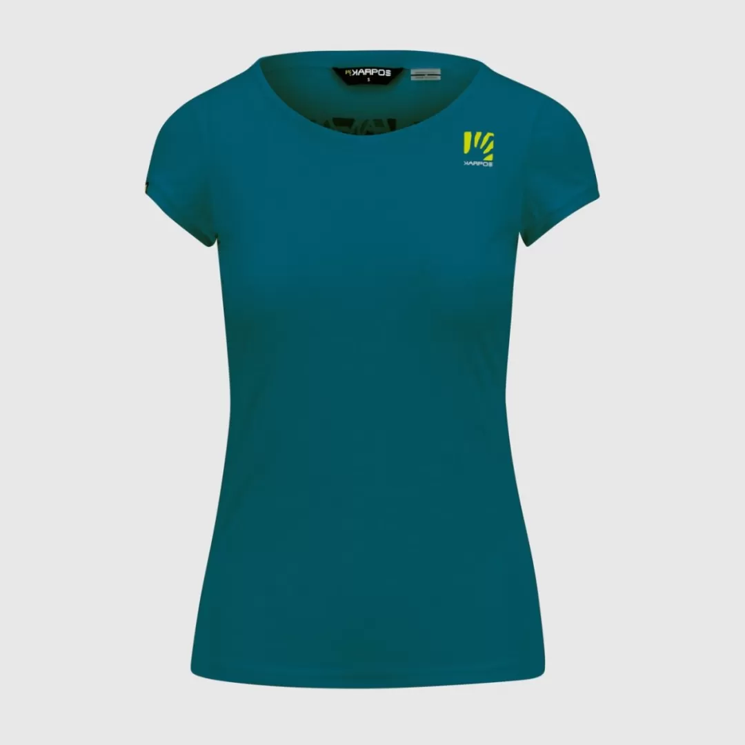 Karpos T-Shirts | LOMA W JERSEY CORSAIR/ADRIATIC BLUE/LEMON CU