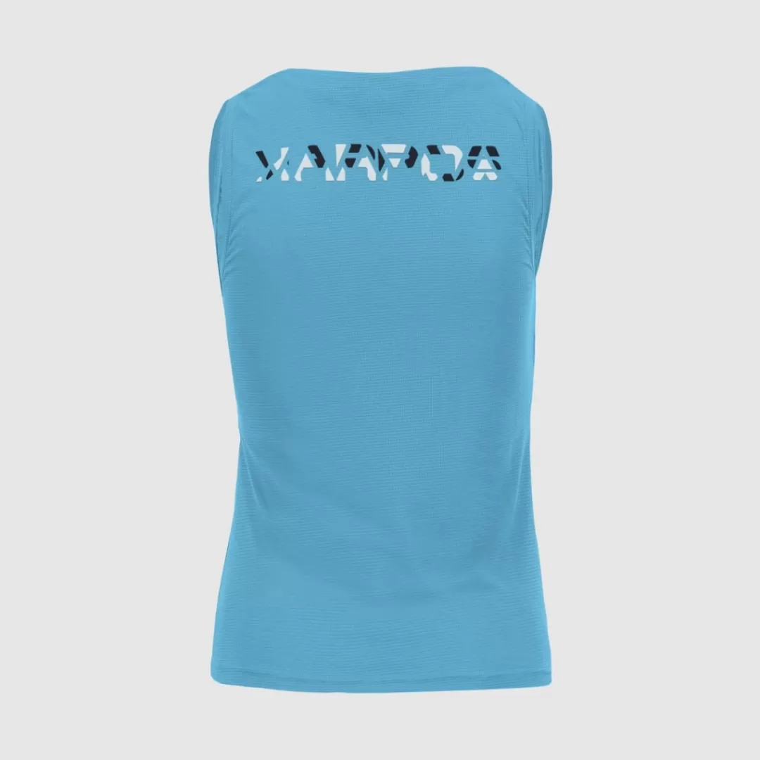 Karpos Hiking | T-Shirts | LOMA W SLEEVELESS BLUE ATOLL/SKY C./WHITE