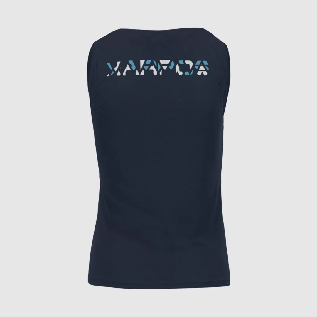 Karpos Hiking | T-Shirts | LOMA W SLEEVELESS SKY CAPTAIN/BLUE A./WHITE