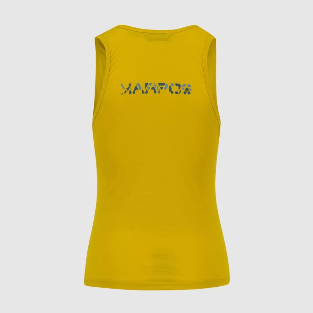 Karpos Hiking | T-Shirts | LOMA W TOP LEMON CURRY/ADRIATIC BLUE/CORS